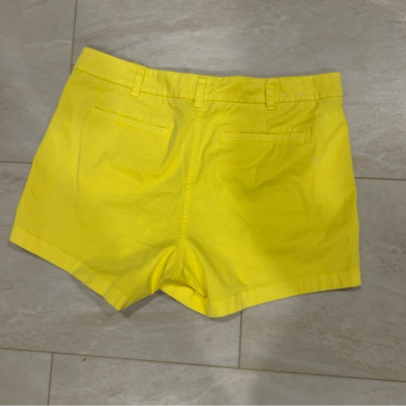 J. Crew Bright Yellow Chino Women's Shorts size 12 - Picture 5 of 5